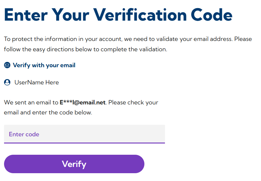 DMP activation verify email step 2.