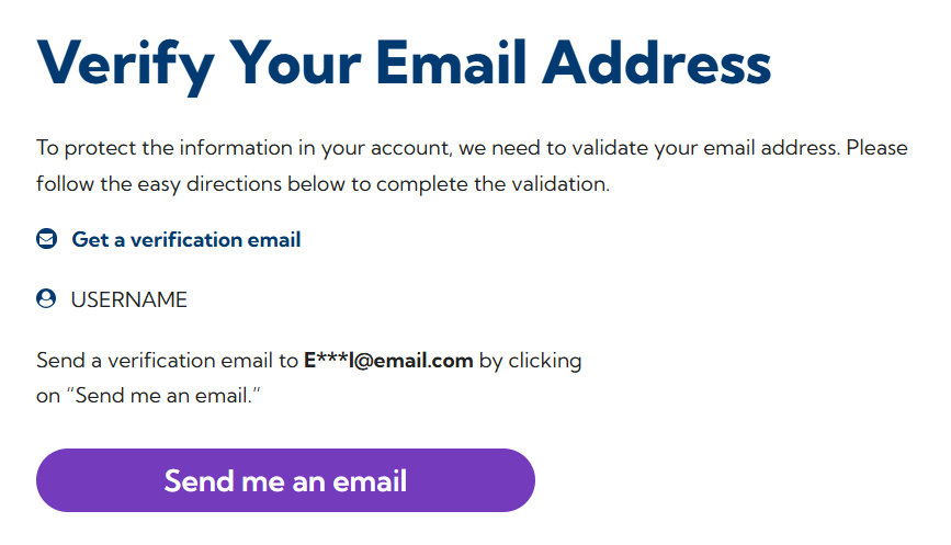 DMP activation verify email step 1.